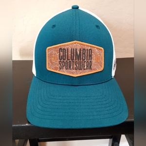 Columbia Teal Flexfit Mesh Hat Size S/M
